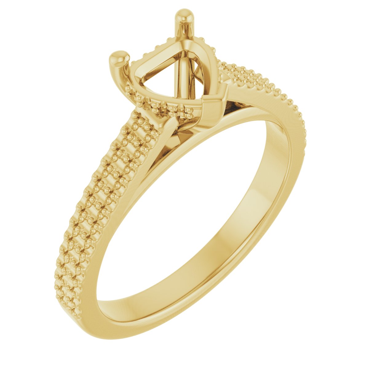 Hidden Halo-Style Engagement Ring