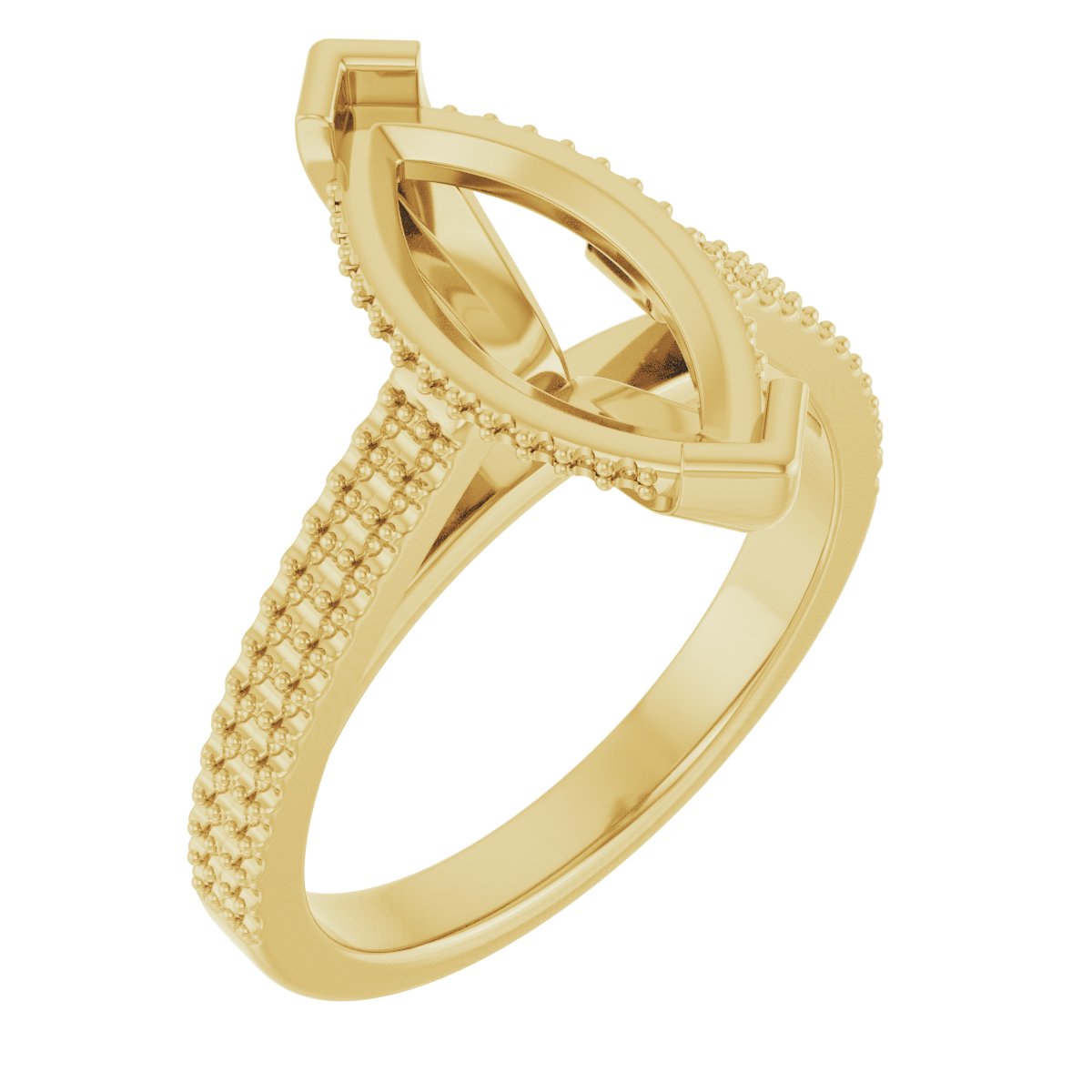 Hidden Halo-Style Engagement Ring