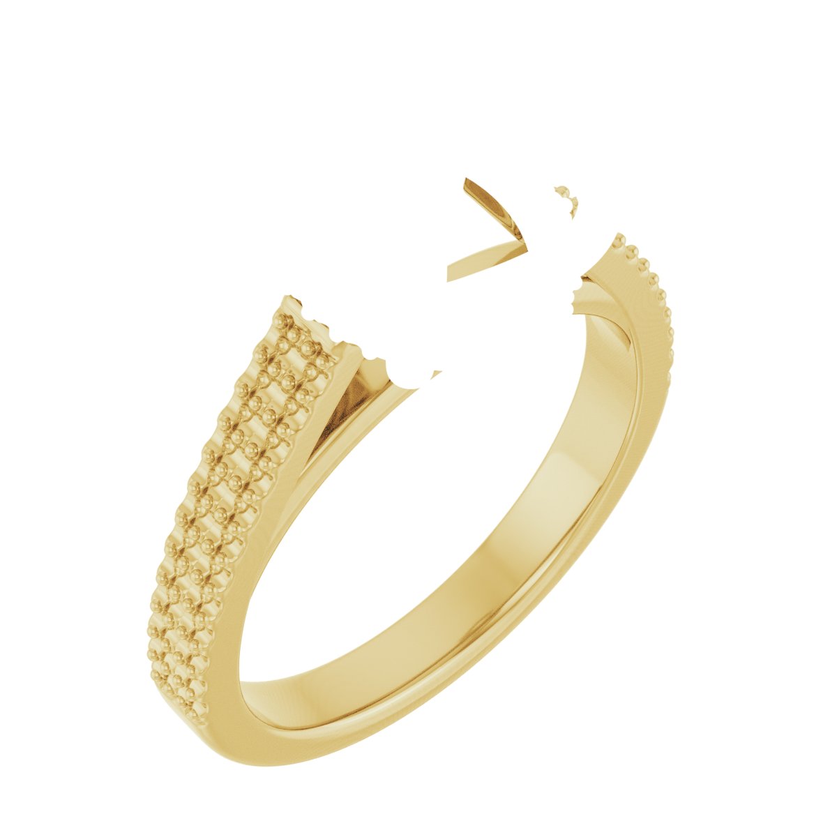 Hidden Halo-Style Engagement Ring