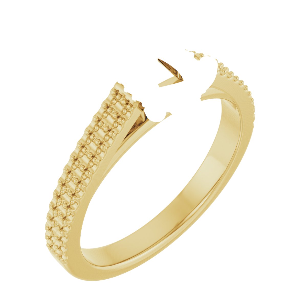 Hidden Halo-Style Engagement Ring