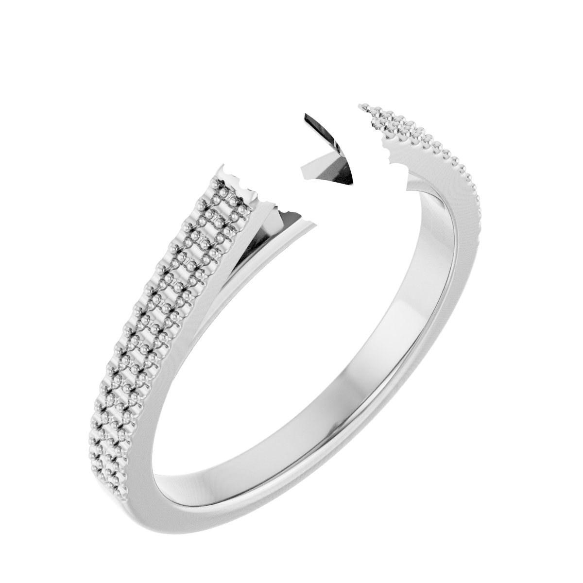 Hidden Halo-Style Engagement Ring