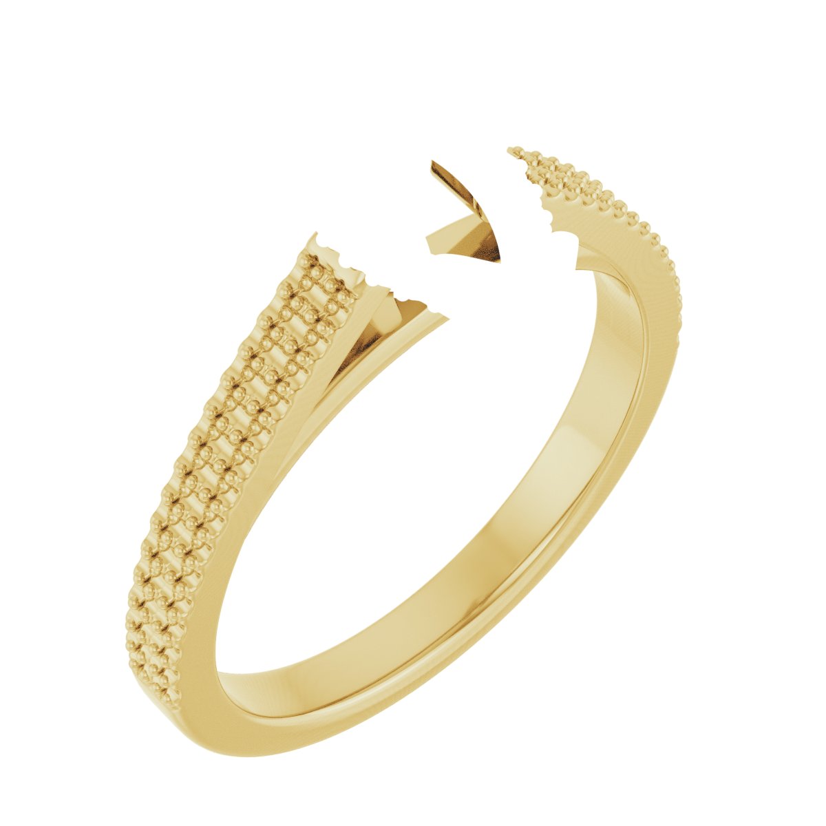 Hidden Halo-Style Engagement Ring