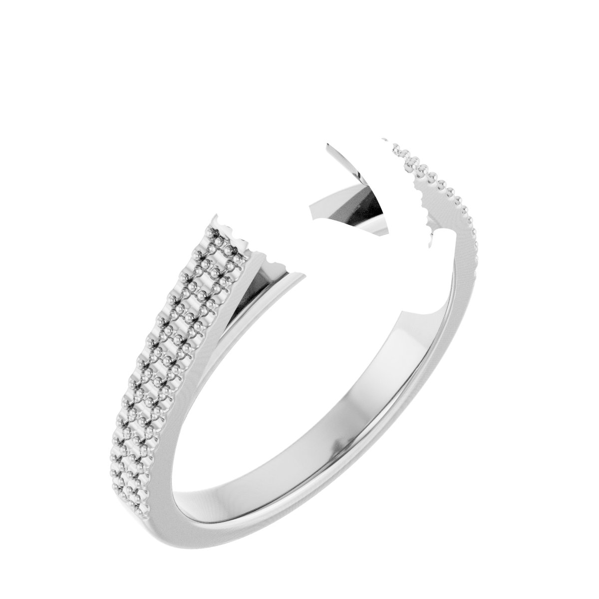 Hidden Halo-Style Engagement Ring