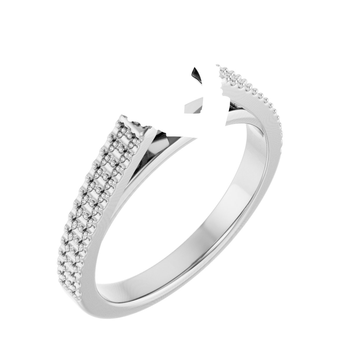 Hidden Halo-Style Engagement Ring