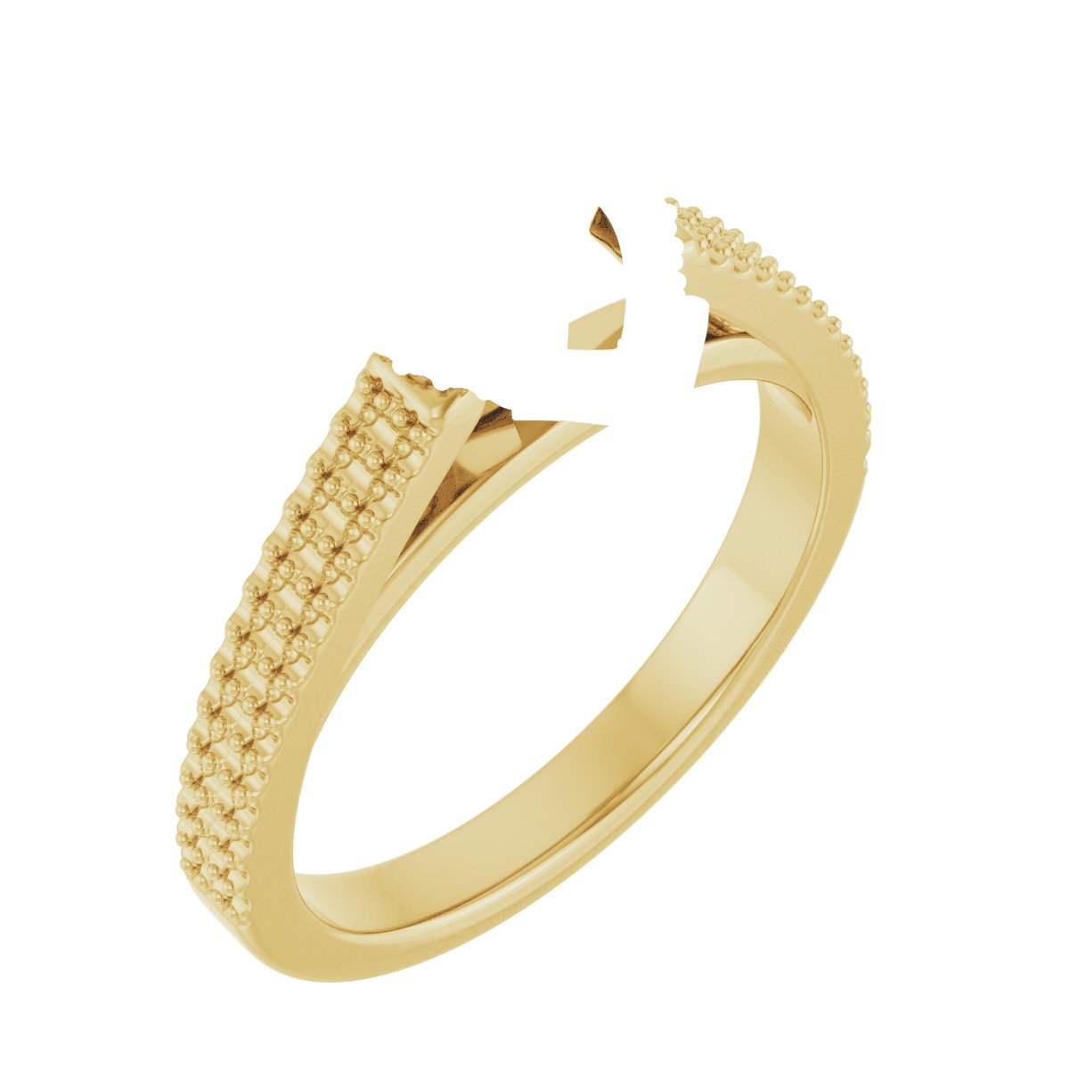 Hidden Halo-Style Engagement Ring