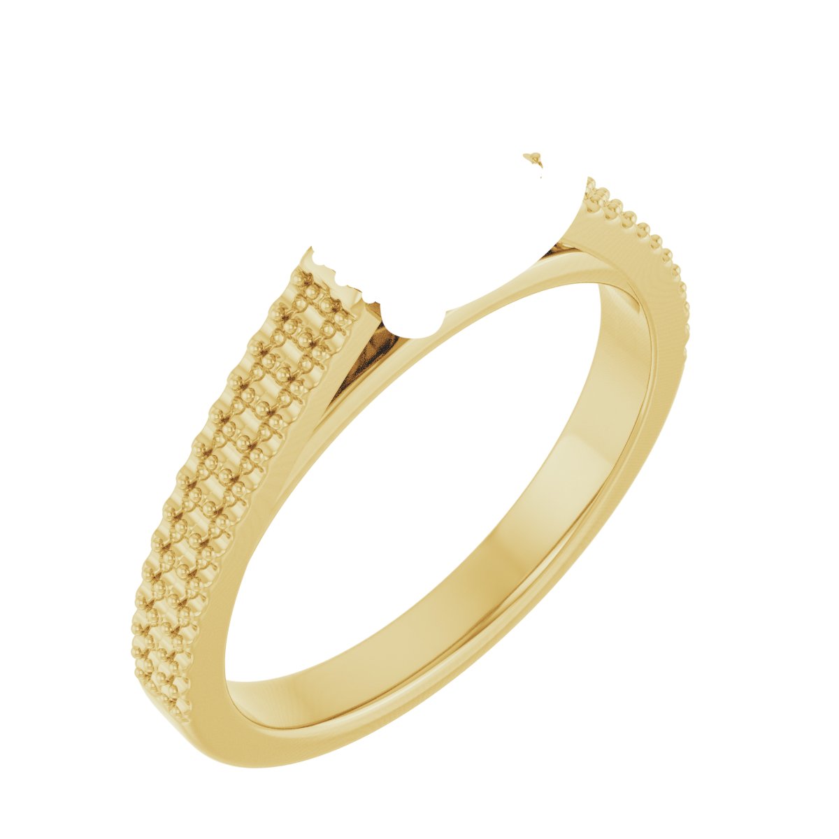 Hidden Halo-Style Engagement Ring