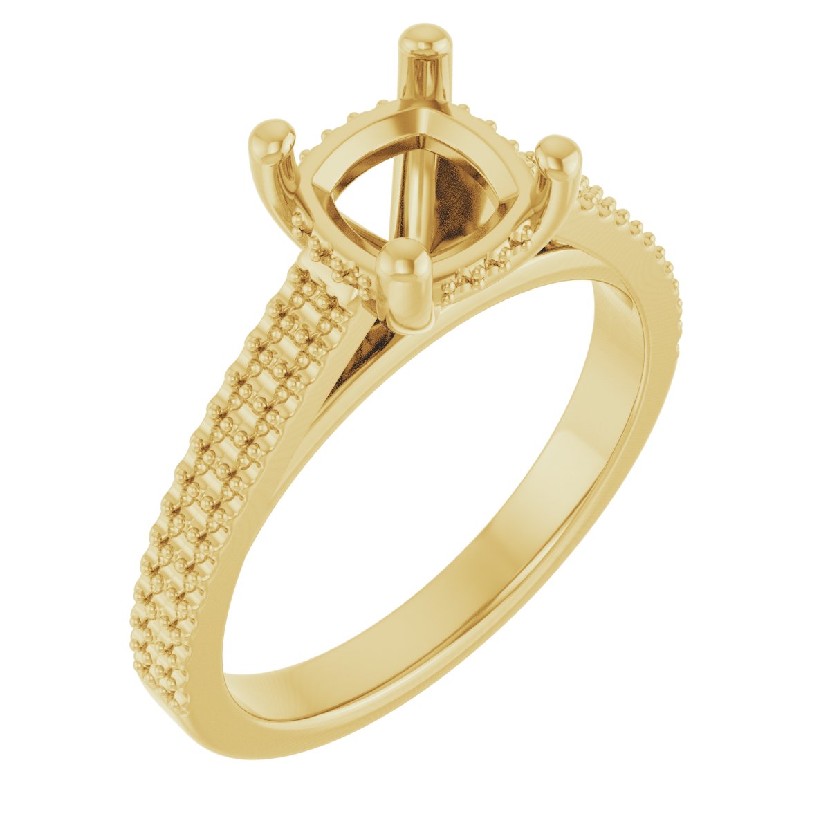 Hidden Halo-Style Engagement Ring