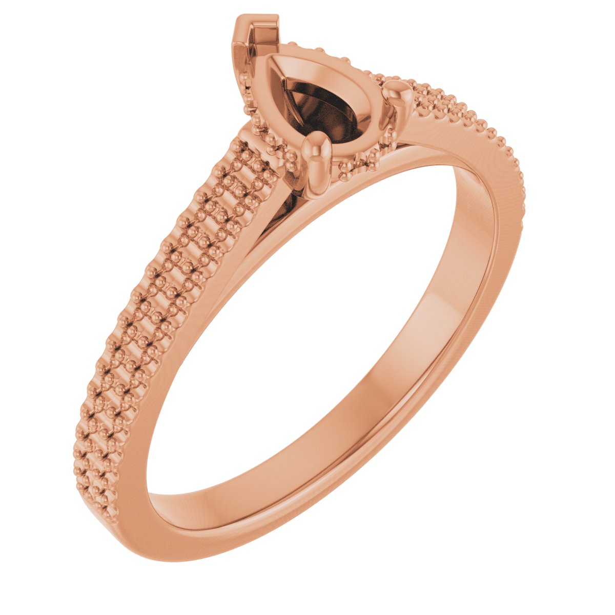 Hidden Halo-Style Engagement Ring