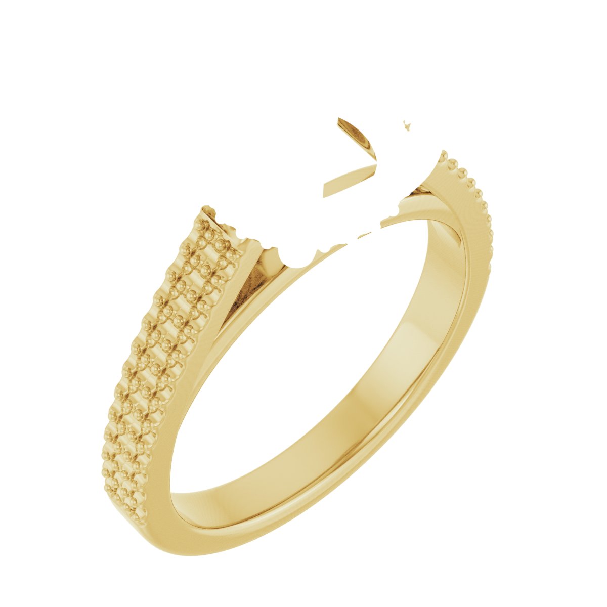 Hidden Halo-Style Engagement Ring