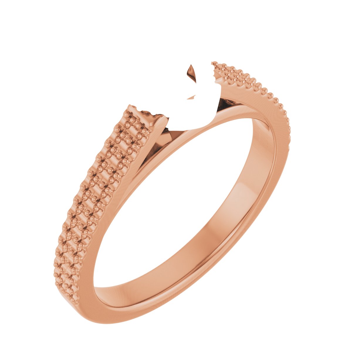Hidden Halo-Style Engagement Ring
