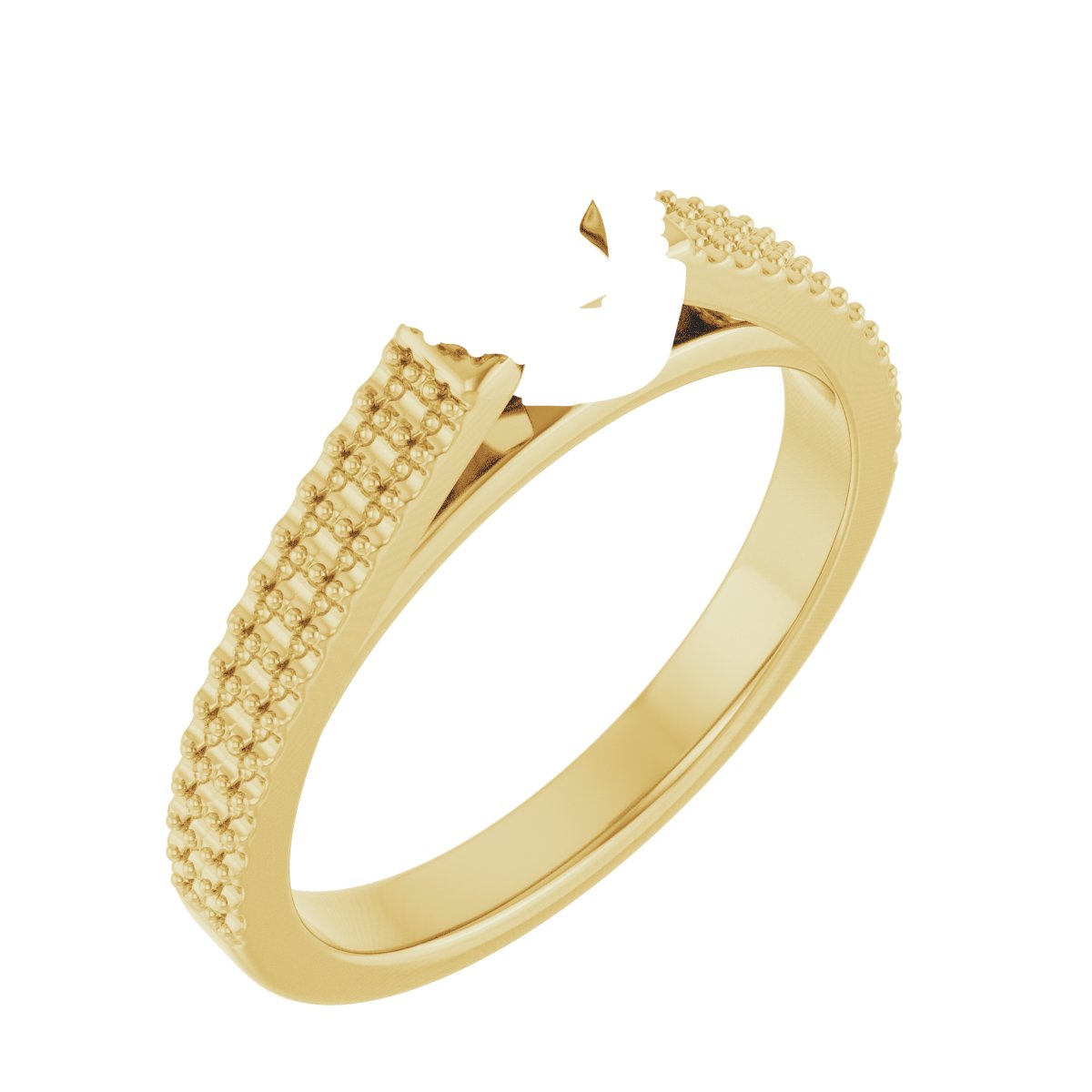Hidden Halo-Style Engagement Ring