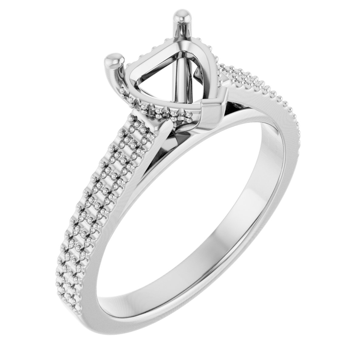 Hidden Halo-Style Engagement Ring