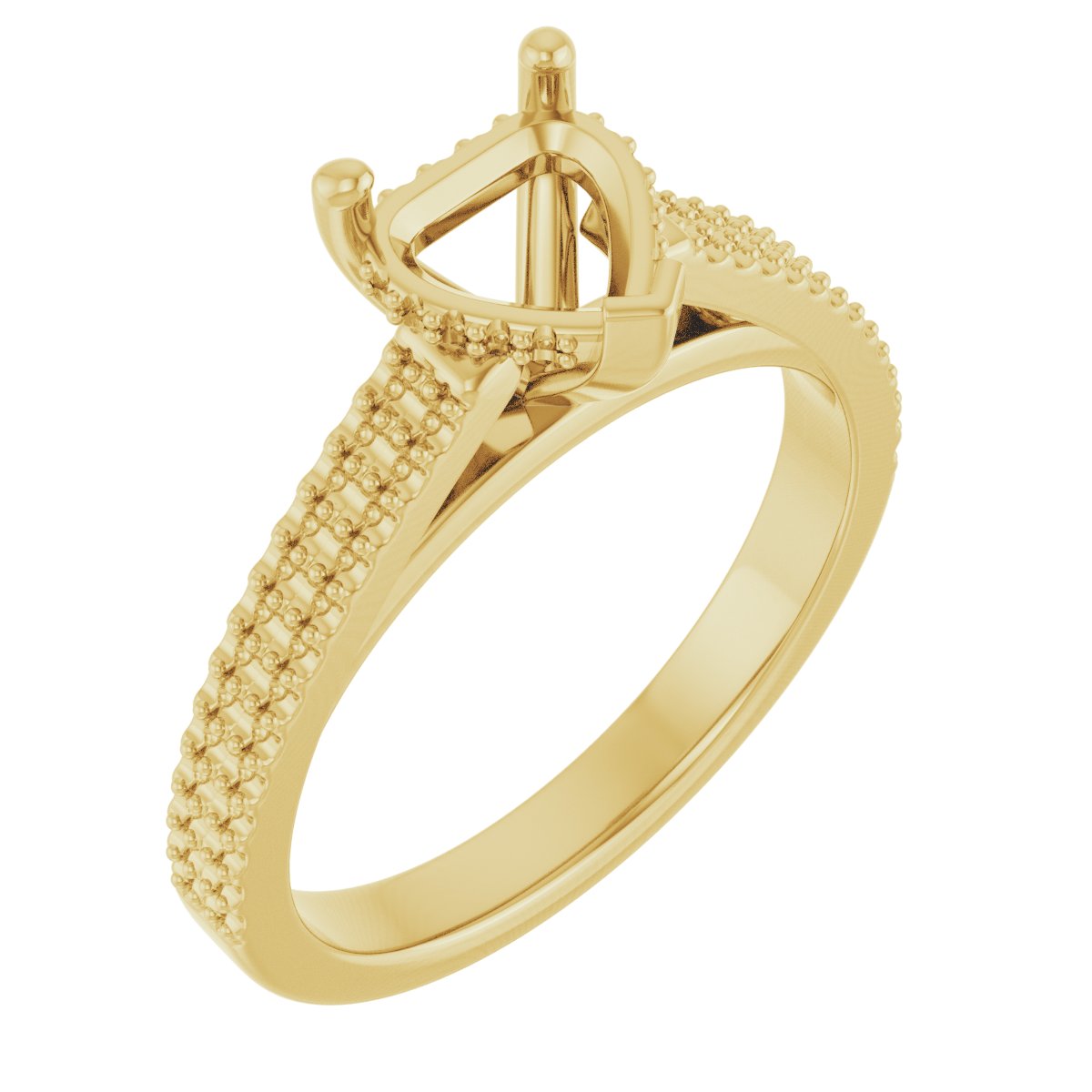 Hidden Halo-Style Engagement Ring