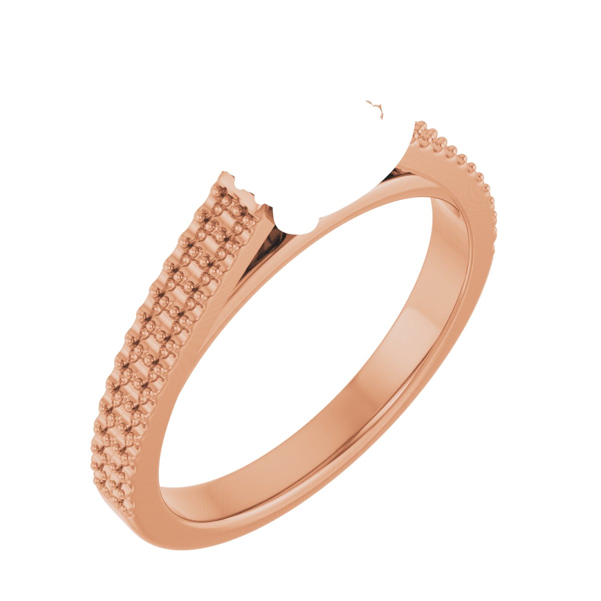 Hidden Halo-Style Engagement Ring
