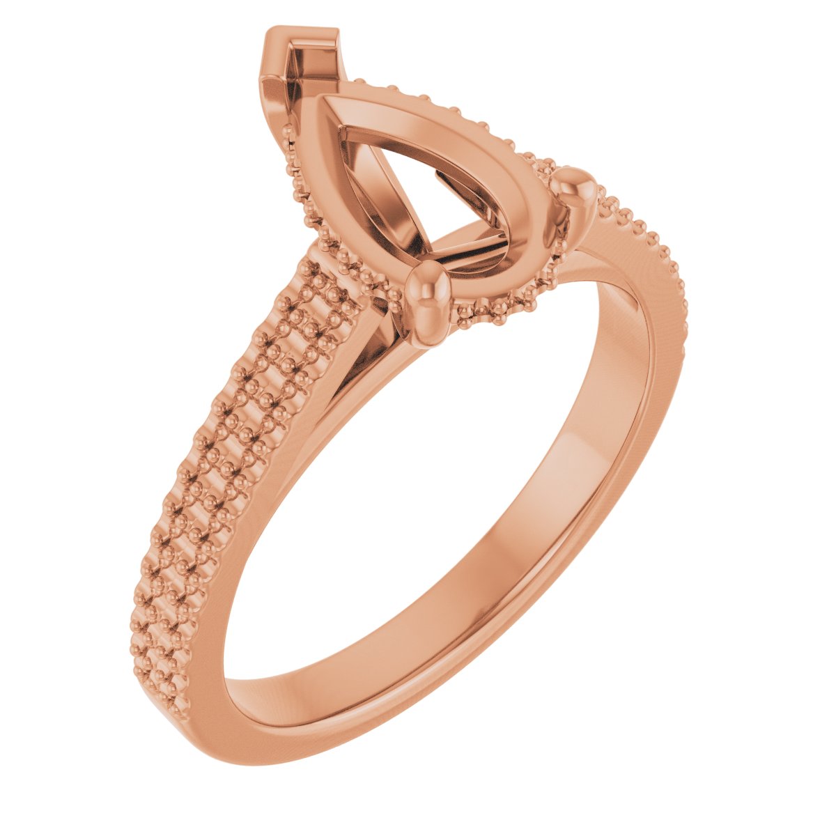 Hidden Halo-Style Engagement Ring