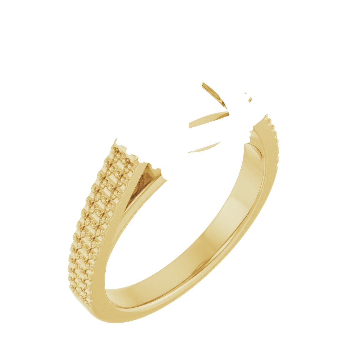 Hidden Halo-Style Engagement Ring