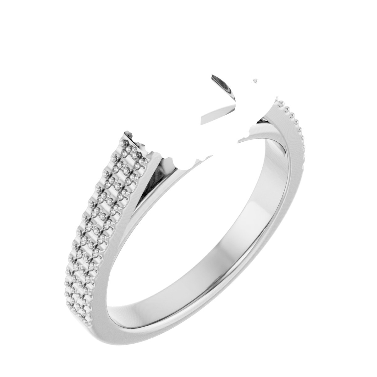 Hidden Halo-Style Engagement Ring