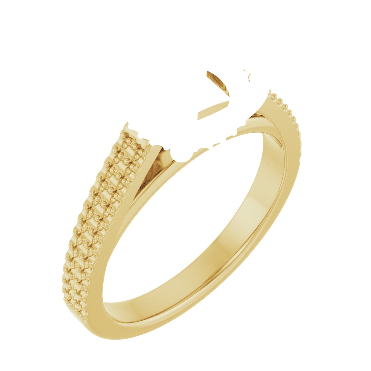 Hidden Halo-Style Engagement Ring