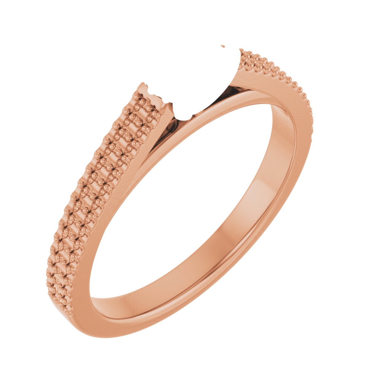 Hidden Halo-Style Engagement Ring