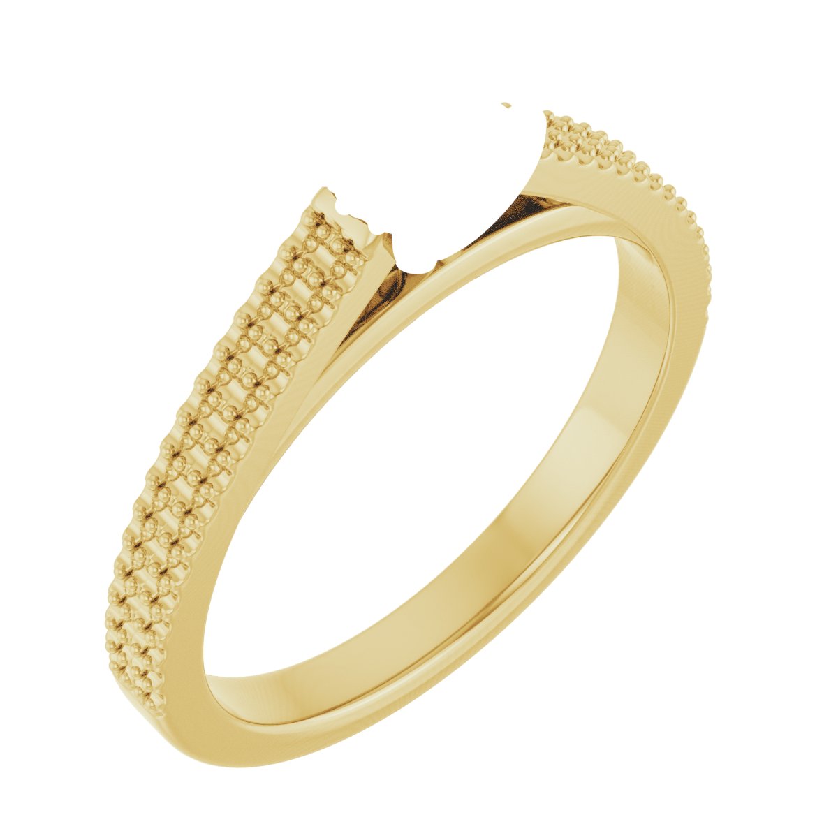 Hidden Halo-Style Engagement Ring