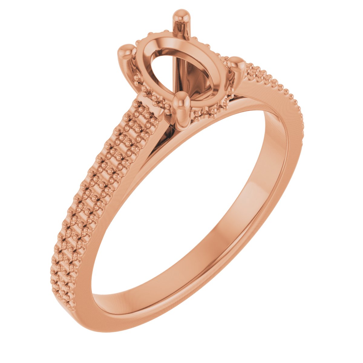 Hidden Halo-Style Engagement Ring