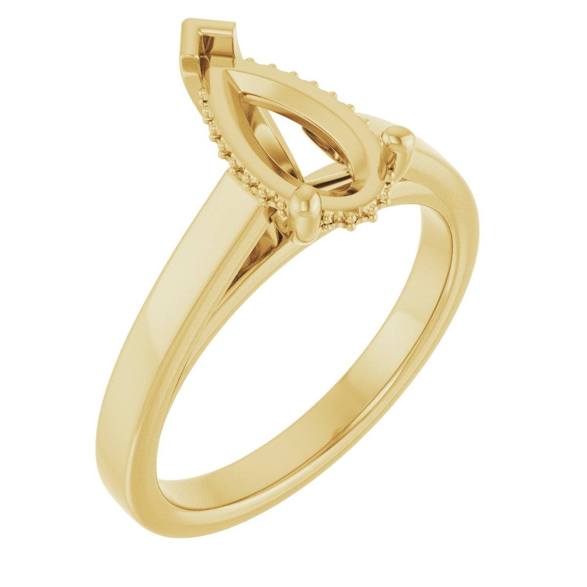 Hidden Halo-Style Engagement Ring