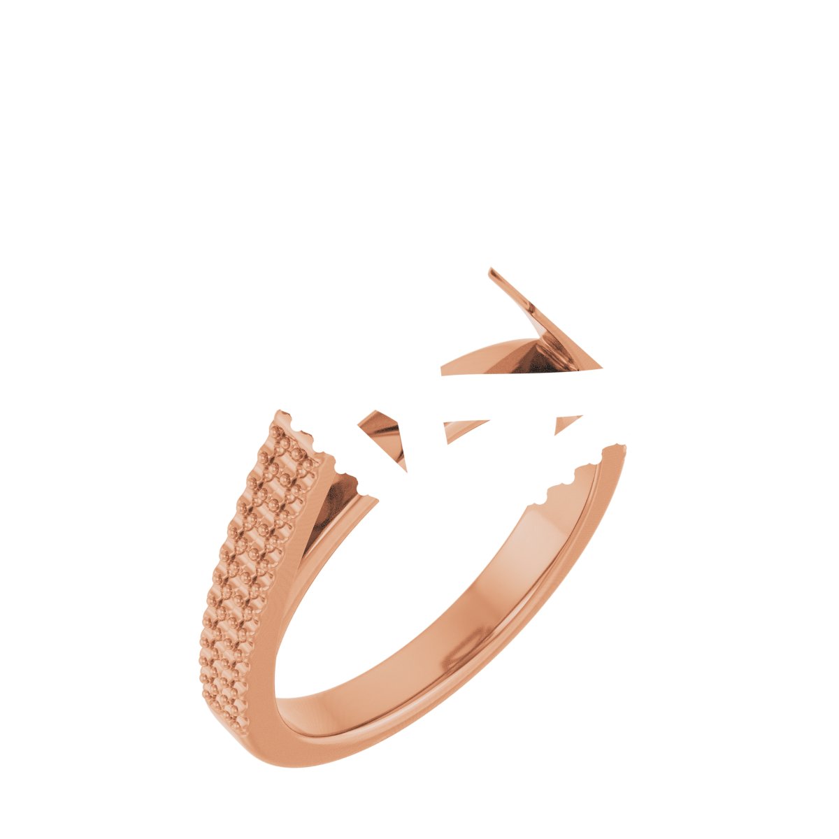 Hidden Halo-Style Engagement Ring
