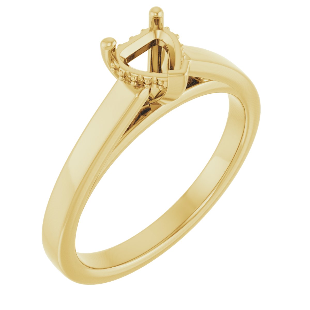 Hidden Halo-Style Engagement Ring