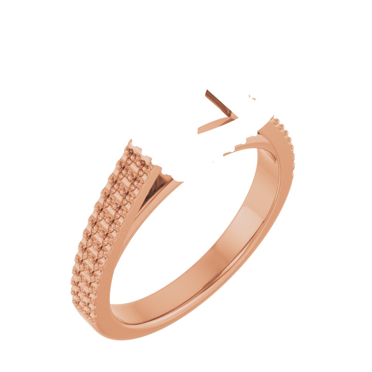 Hidden Halo-Style Engagement Ring