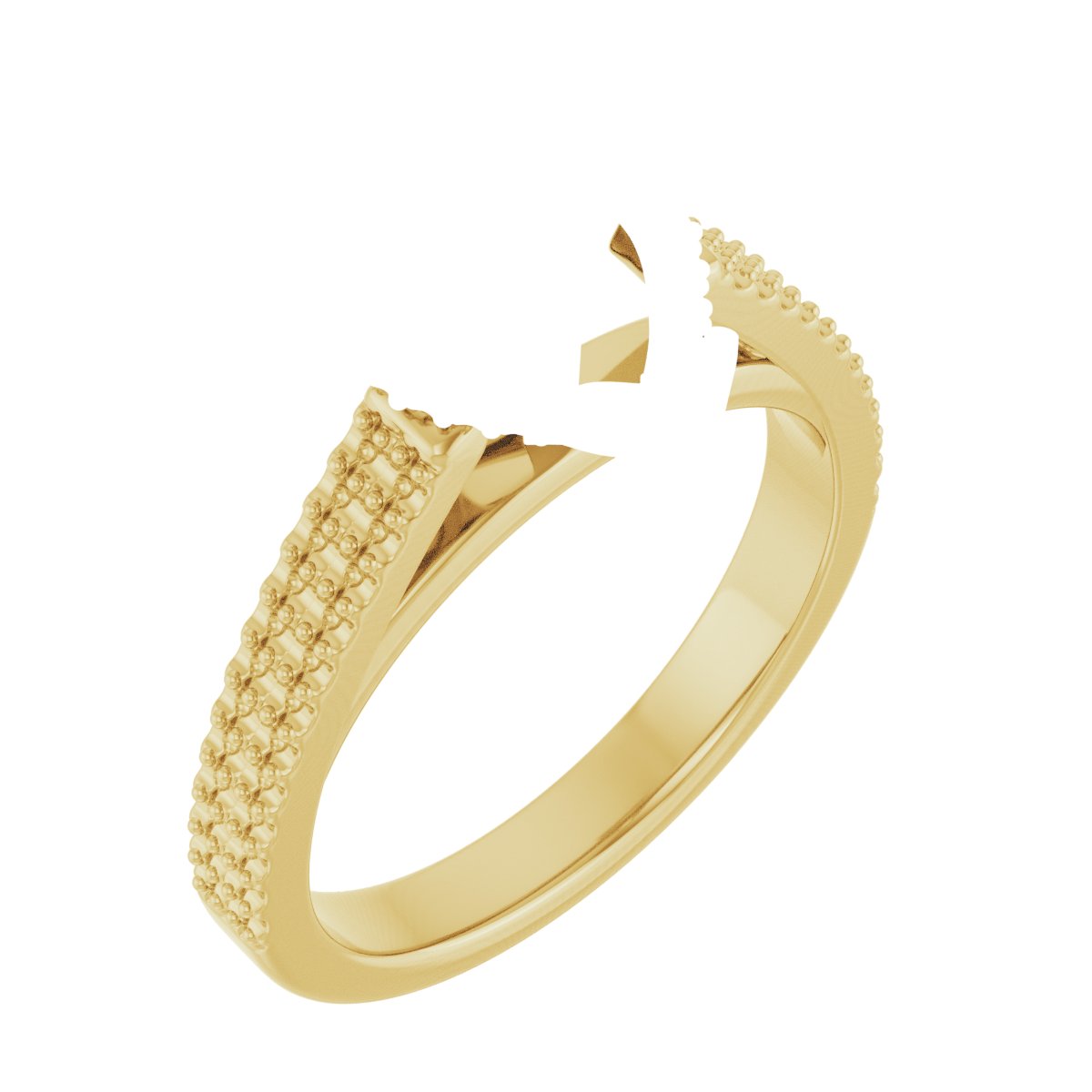 Hidden Halo-Style Engagement Ring