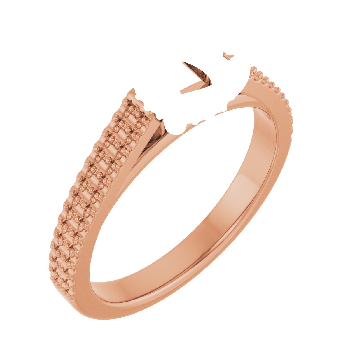 Hidden Halo-Style Engagement Ring
