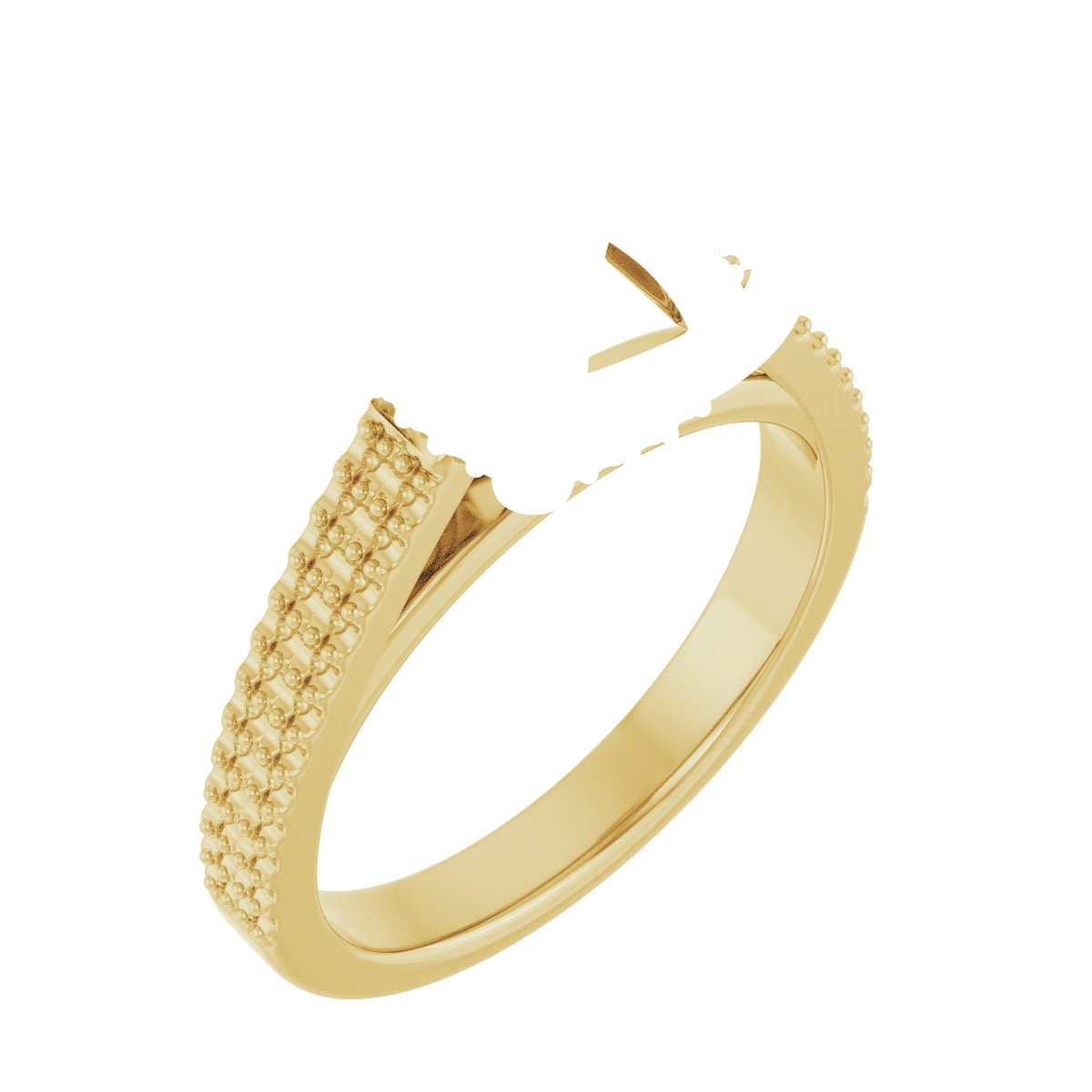 Hidden Halo-Style Engagement Ring