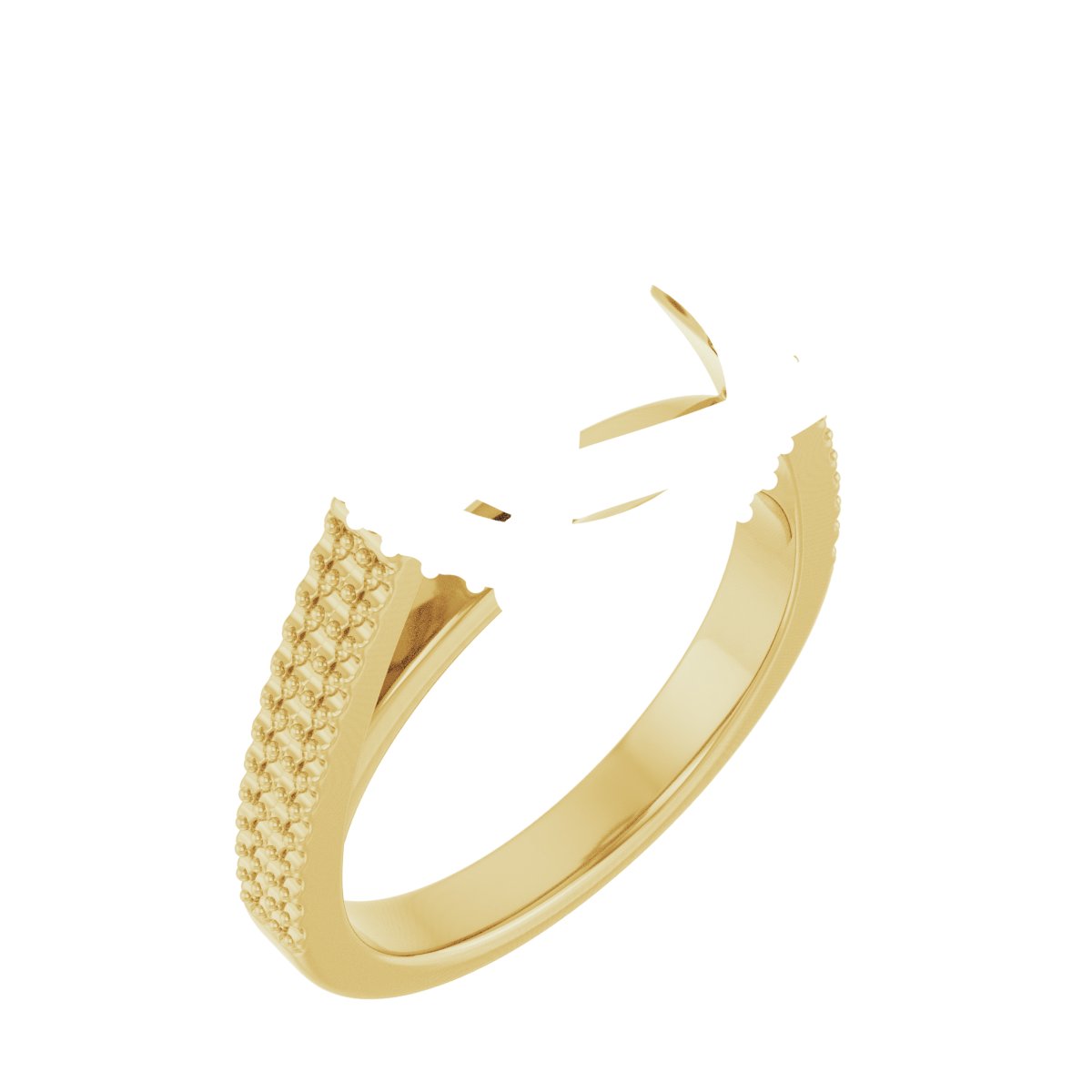 Hidden Halo-Style Engagement Ring