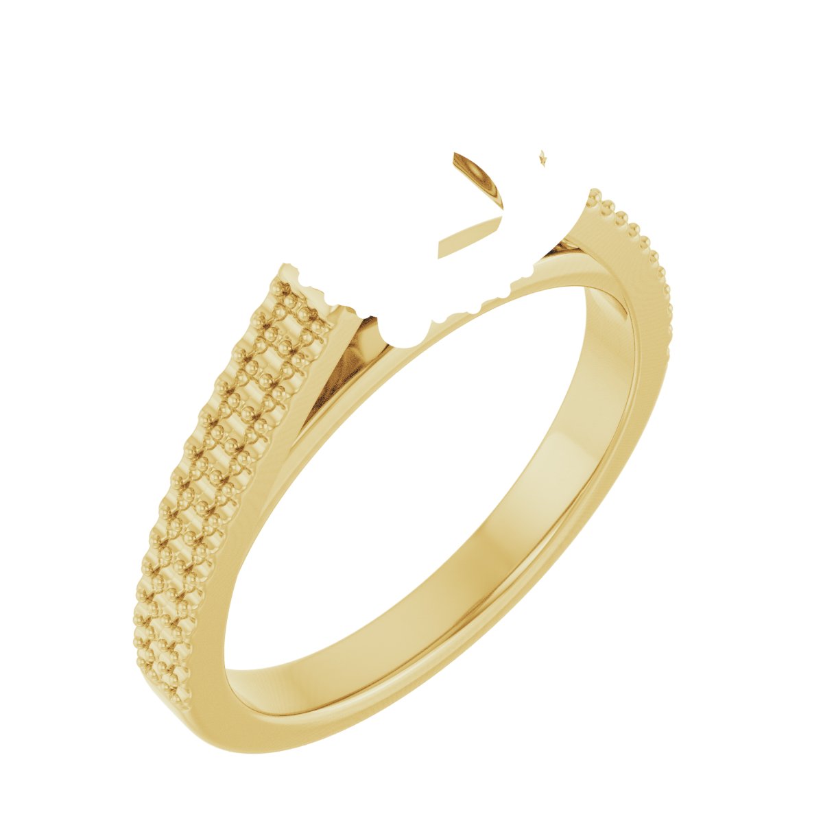Hidden Halo-Style Engagement Ring