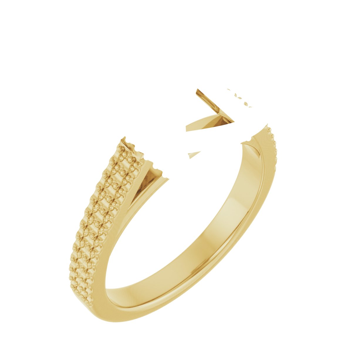 Hidden Halo-Style Engagement Ring