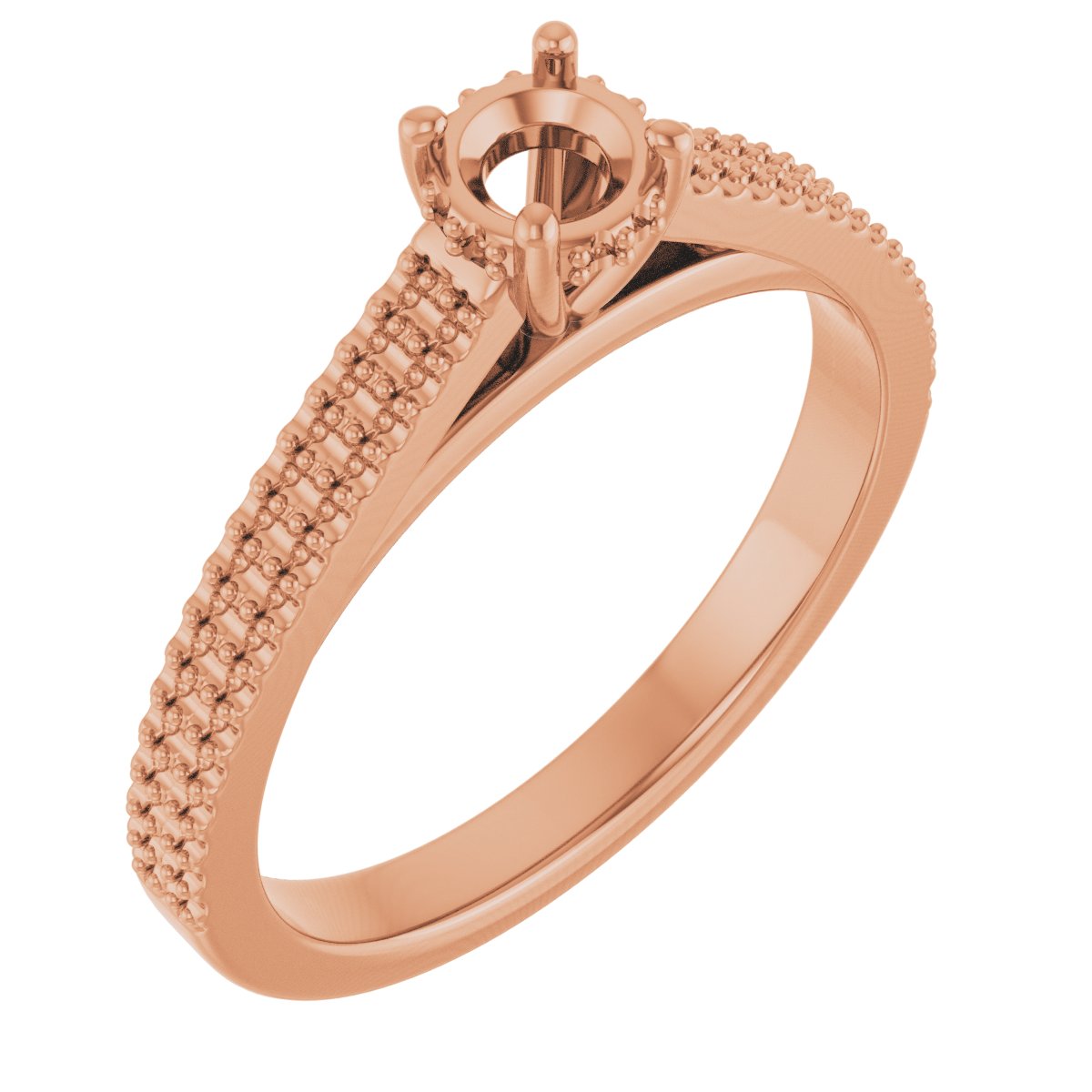 Hidden Halo-Style Engagement Ring