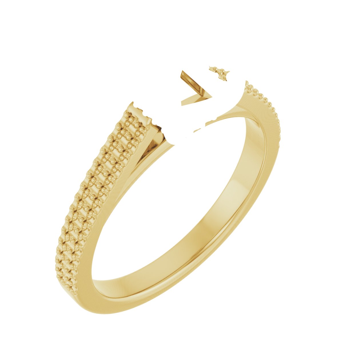 Hidden Halo-Style Engagement Ring