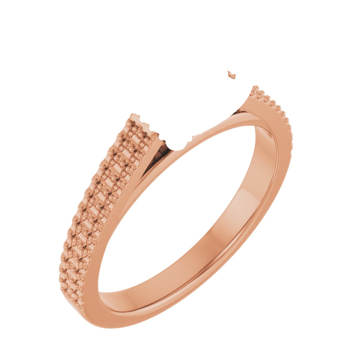 Hidden Halo-Style Engagement Ring