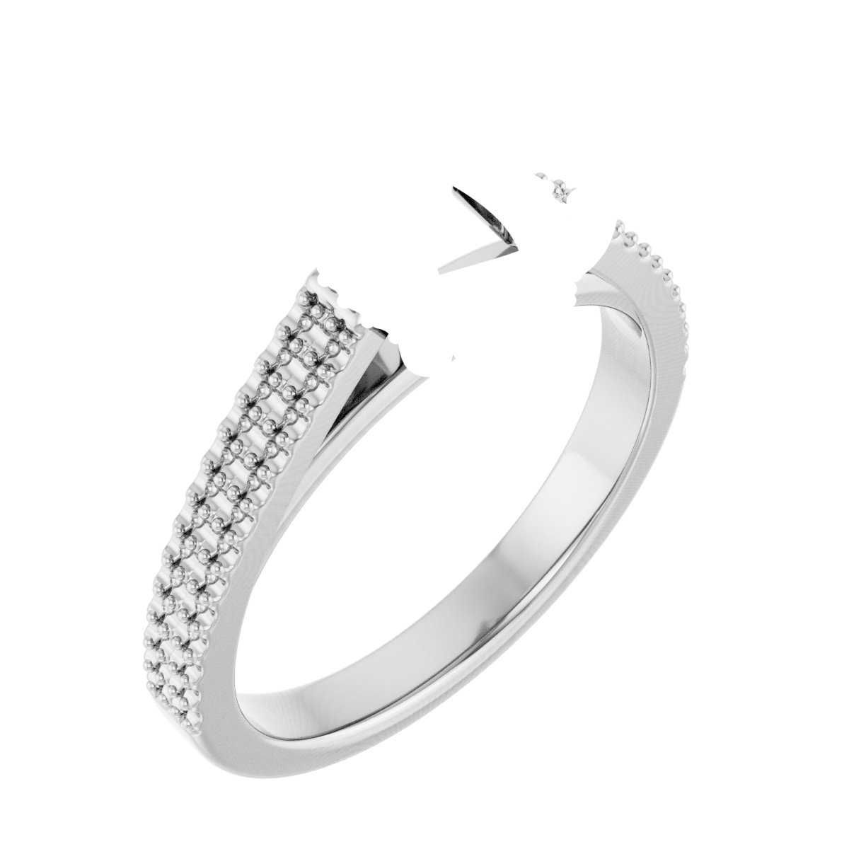 Hidden Halo-Style Engagement Ring