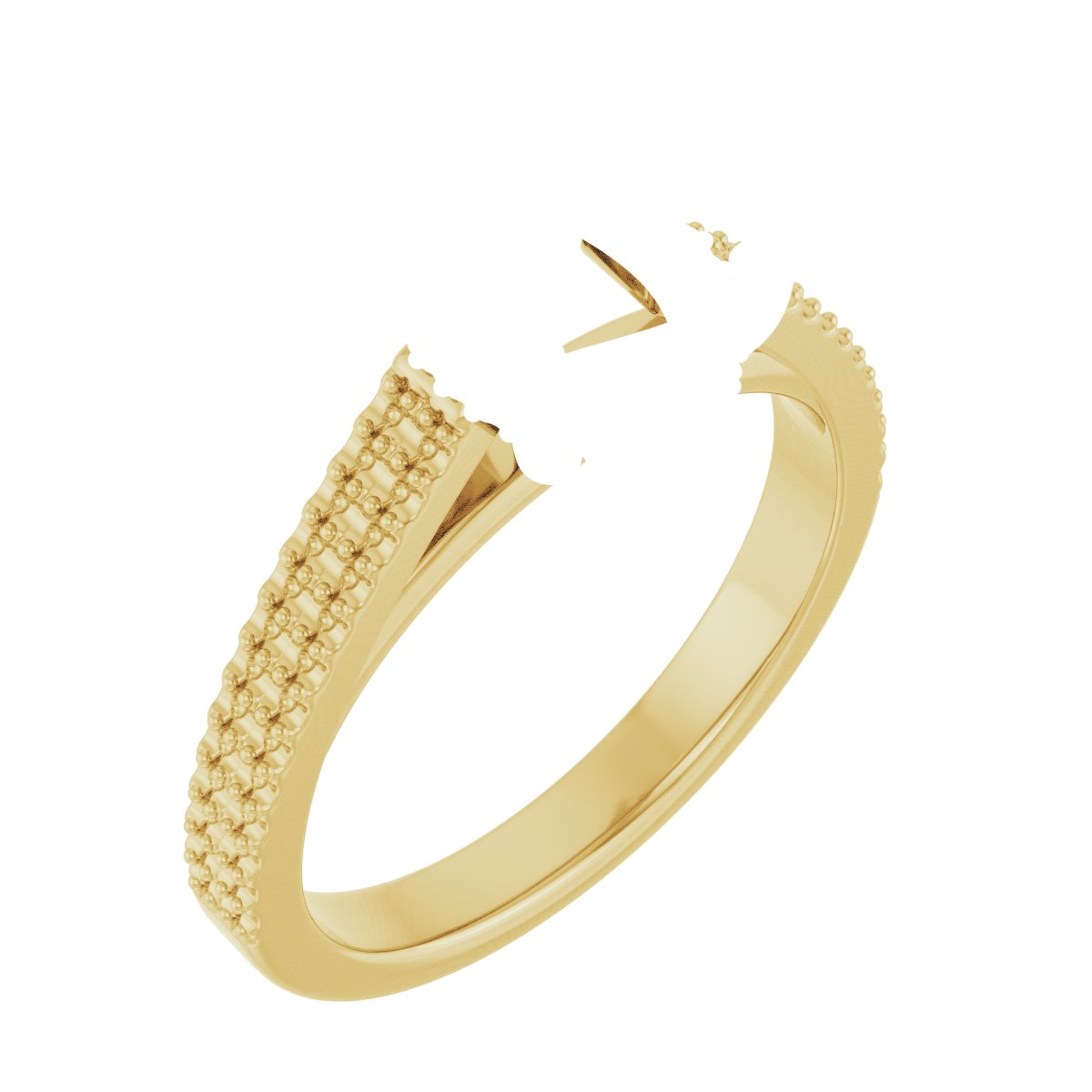Hidden Halo-Style Engagement Ring