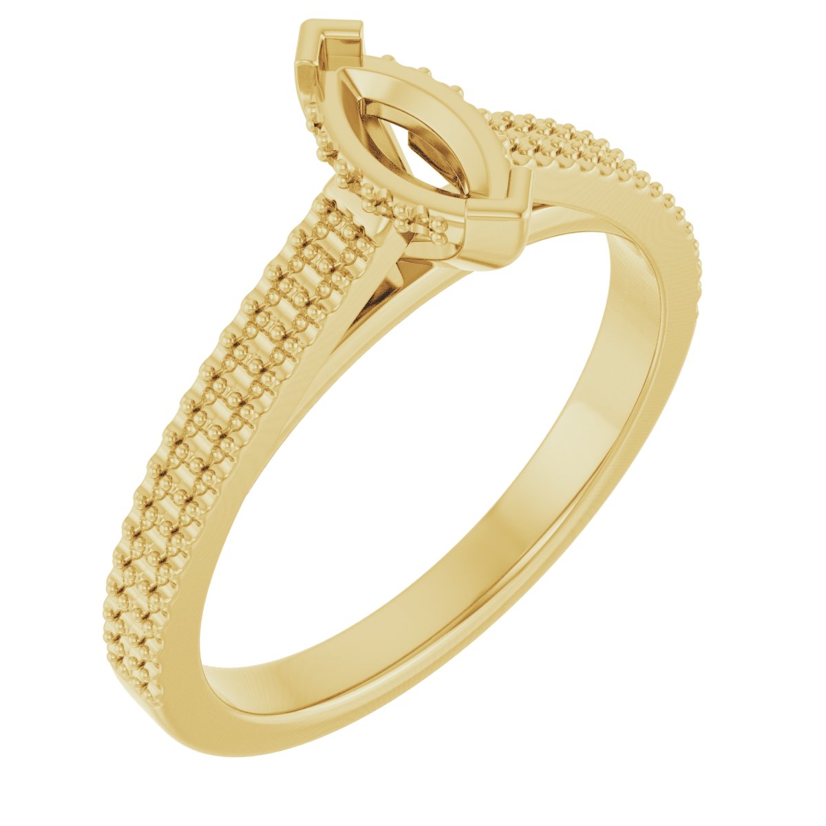 Hidden Halo-Style Engagement Ring