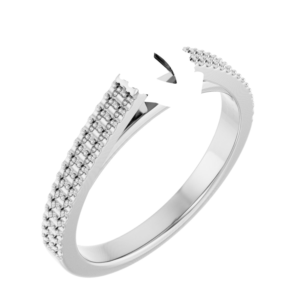 Hidden Halo-Style Engagement Ring