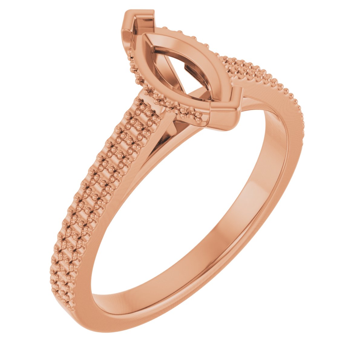 Hidden Halo-Style Engagement Ring