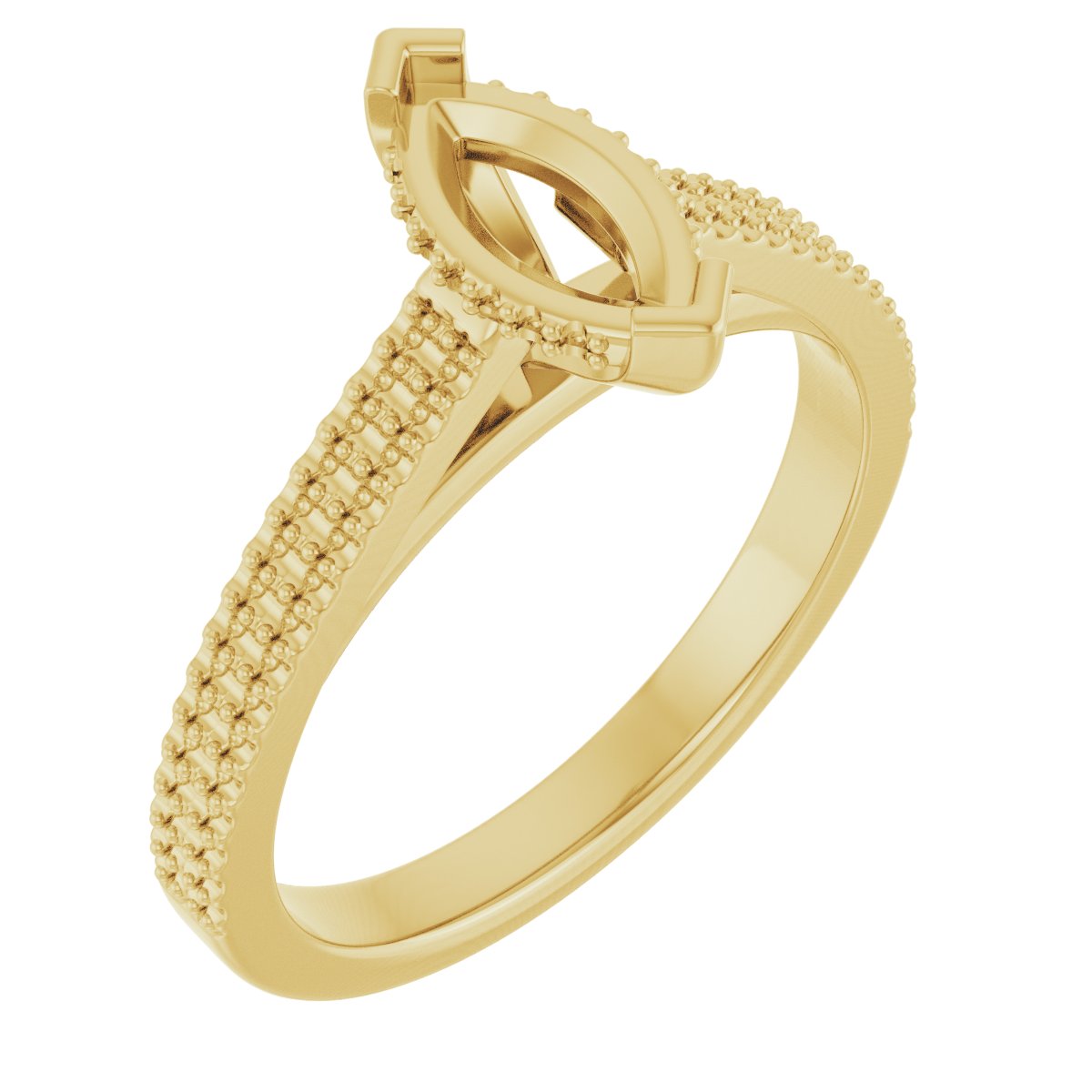 Hidden Halo-Style Engagement Ring