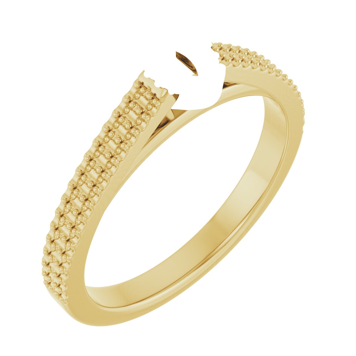 Hidden Halo-Style Engagement Ring