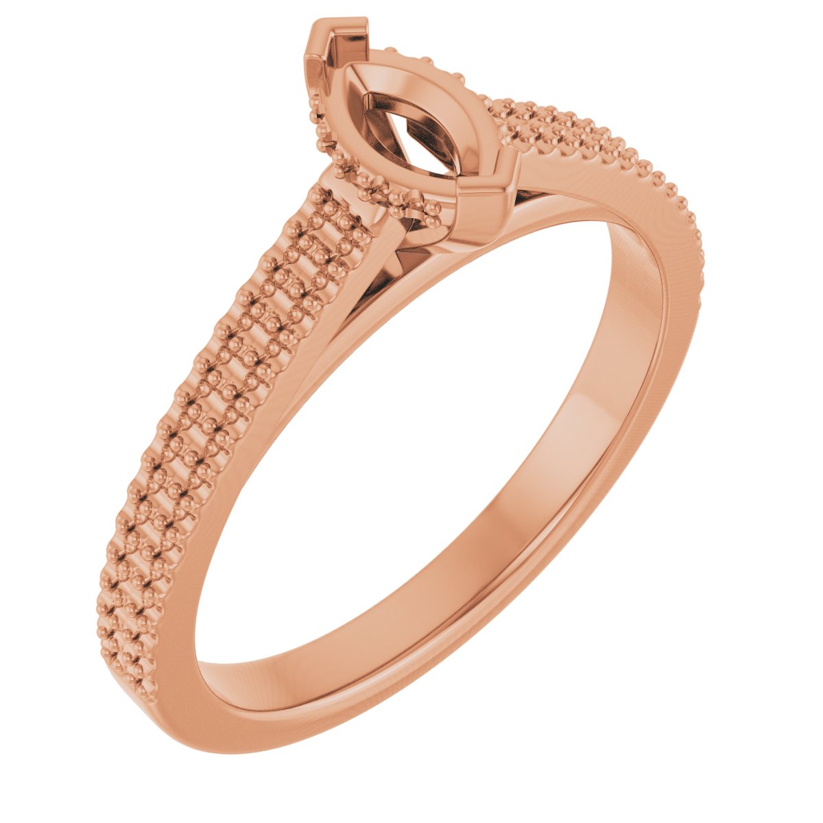 Hidden Halo-Style Engagement Ring
