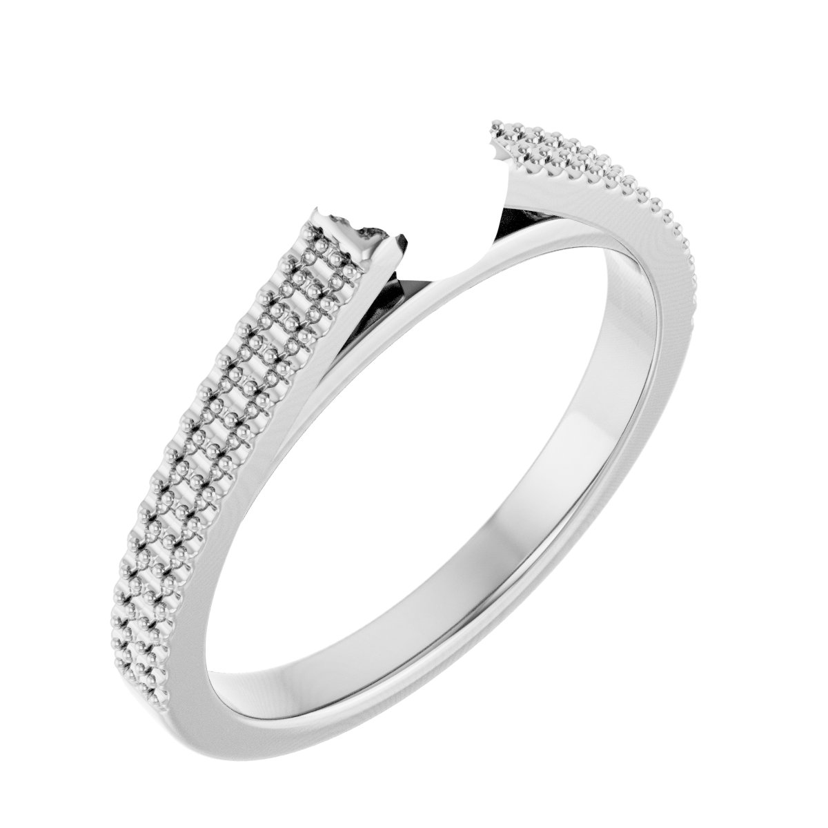 Hidden Halo-Style Engagement Ring