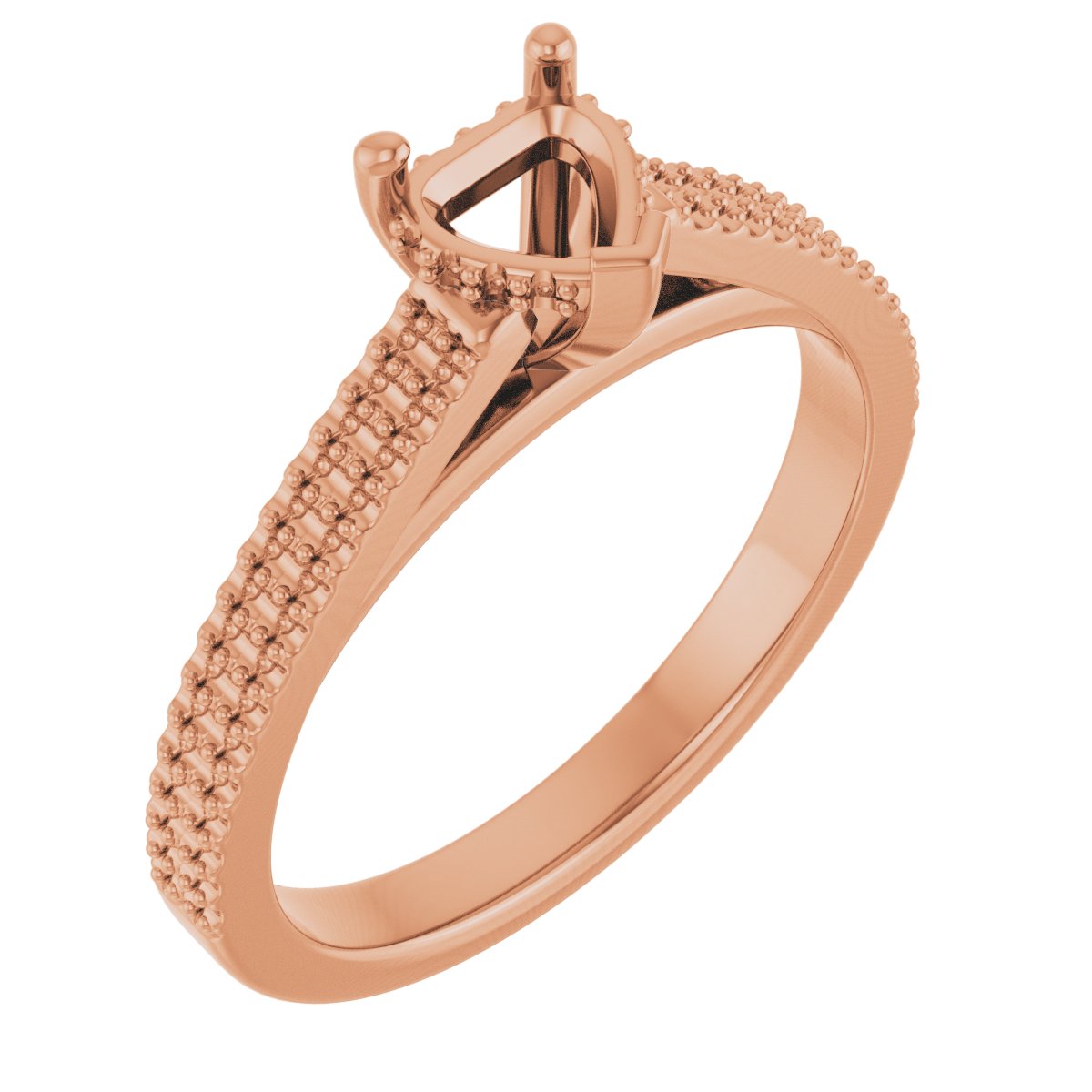 Hidden Halo-Style Engagement Ring
