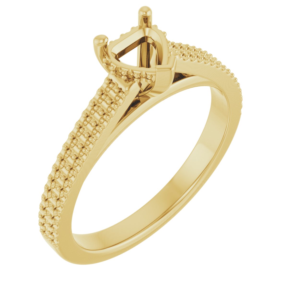 Hidden Halo-Style Engagement Ring