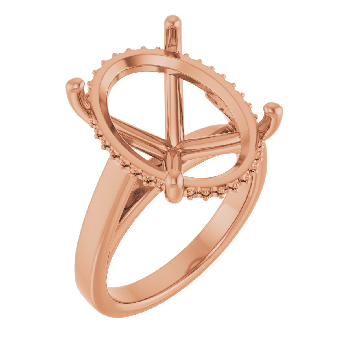 Hidden Halo-Style Engagement Ring
